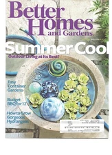 Better Homes and Gardens Magazine June 2009 Summer Cool Outdoor Living