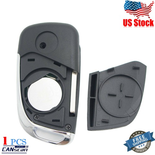Update for Chevrolet Camaro Cruze Equinox Malibu Remote Key Fob 5b Shell Case - Picture 7 of 11