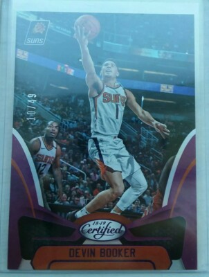 2018-19 Panini Certified Purple /49 Devin Booker!!