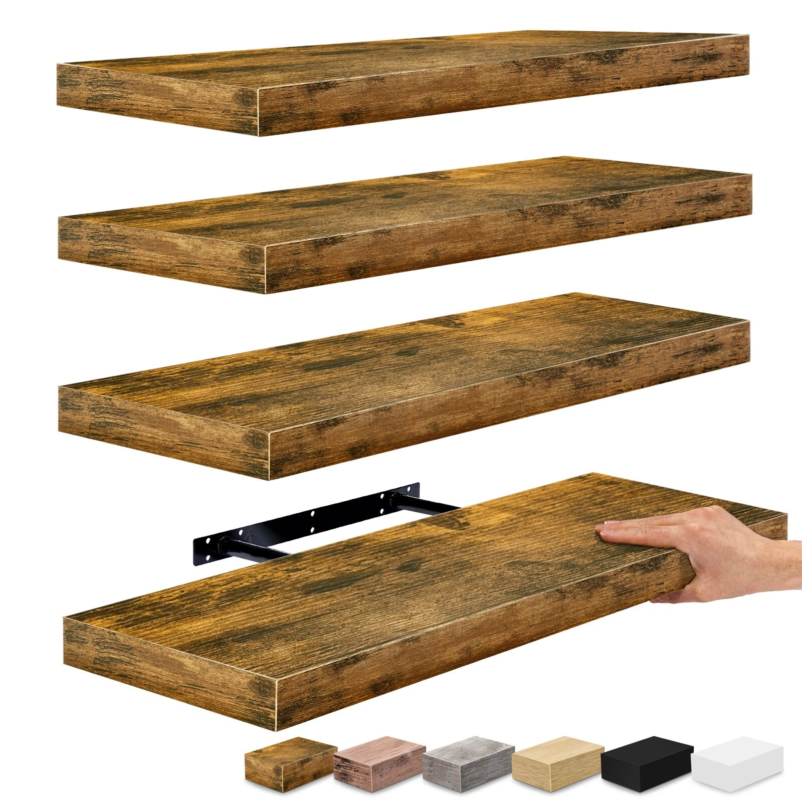 Sorbus 24 Inch Wall Mounted Floating Shelves for Wall Décor and Storage - 4-Pack
Opens in a new wind