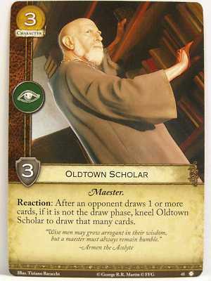 A Game of Thrones 2.0 LCG - 1x #041 Oldtown Scholar - Sands of Dorne