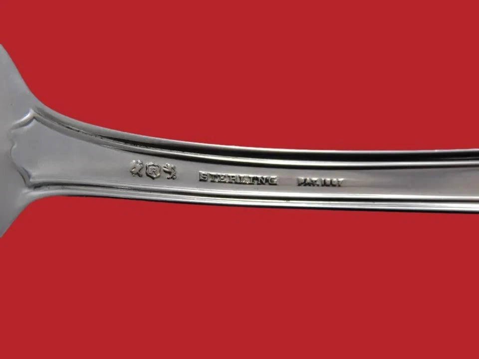 Набор чайных ложек Hepplewhite от Reed and Barton из чистого серебра 12 шт. 5 3/4 дюйма - Изображение 3 из 3