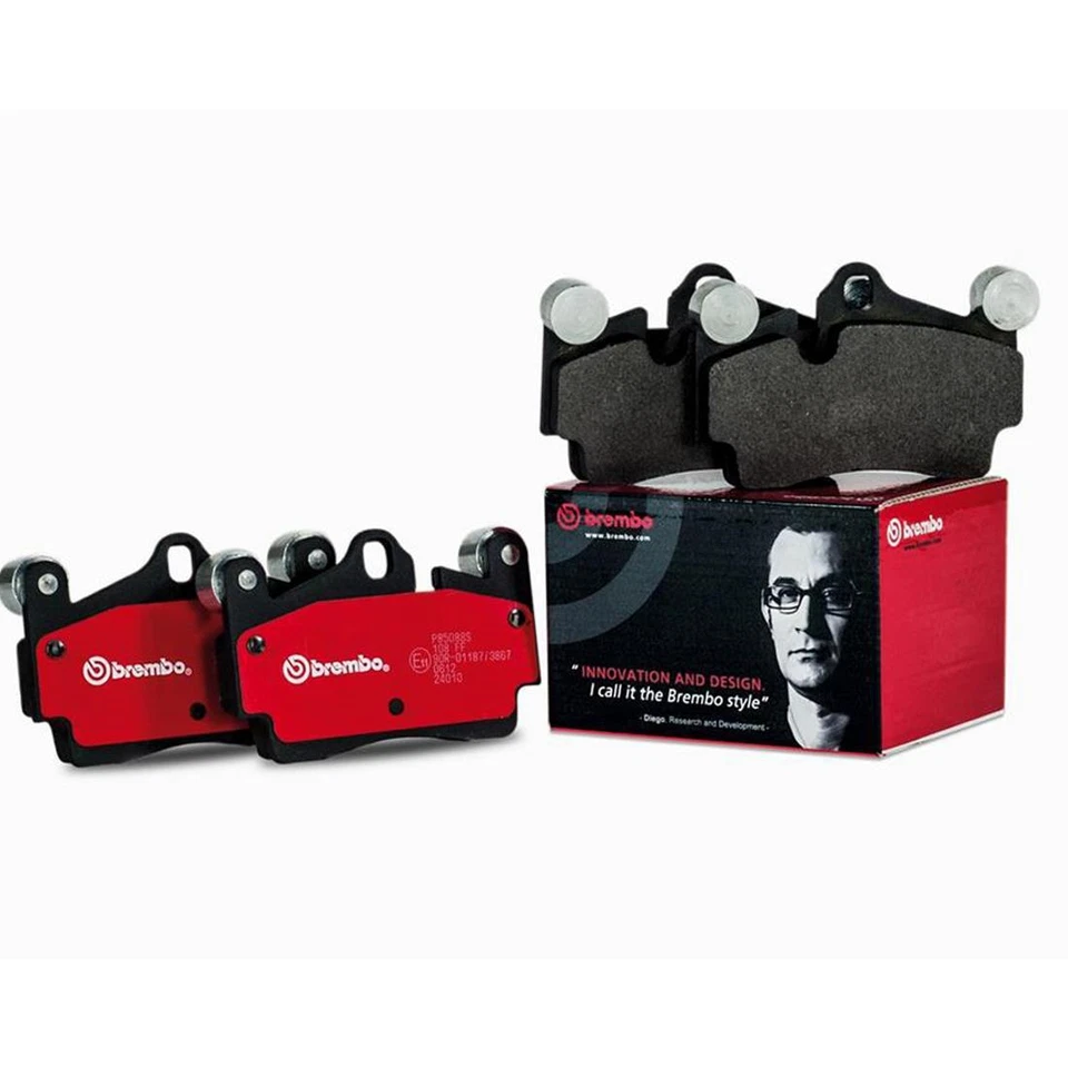 Juego de pastillas de freno de disco delanteras traseras Brembo 2 piezas para BMW 550i 2011-2016 _PG Foto 4 de 4