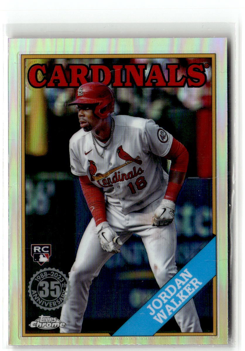 2023 Topps Chrome Update #88CU-18 Jordan Walker 1988 Topps Baseball