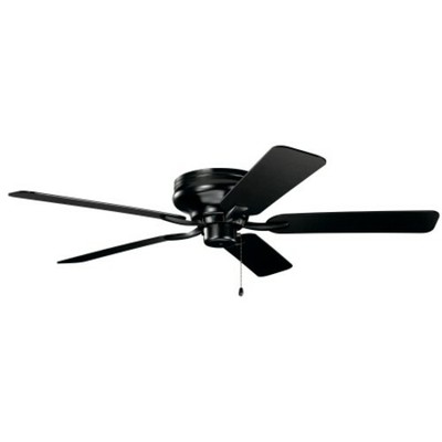 Kichler 330020 52 5 Blade Hugger Indoor Ceiling Fan Black Ebay