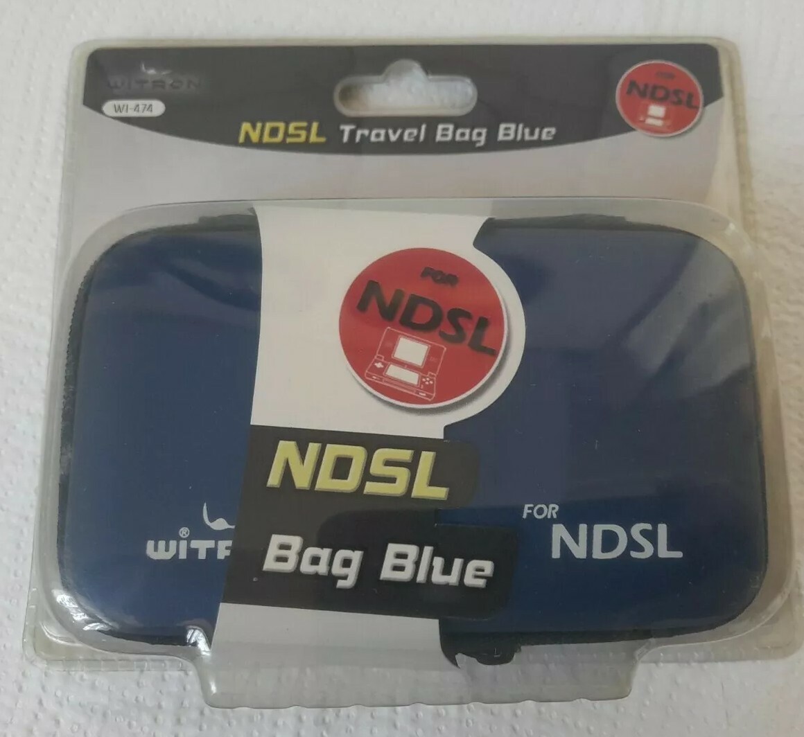 CUSTODIA RIGIDA PER NINTENDO DS LIGHT NDSL BAG BLUE Mod. WI-474 Witron - NUOVO