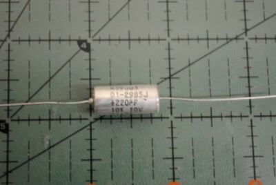 220uF 10v KEMET Tantalum Axial Capacitor T212D227K010SS MIL-SPEC S AUDIO New