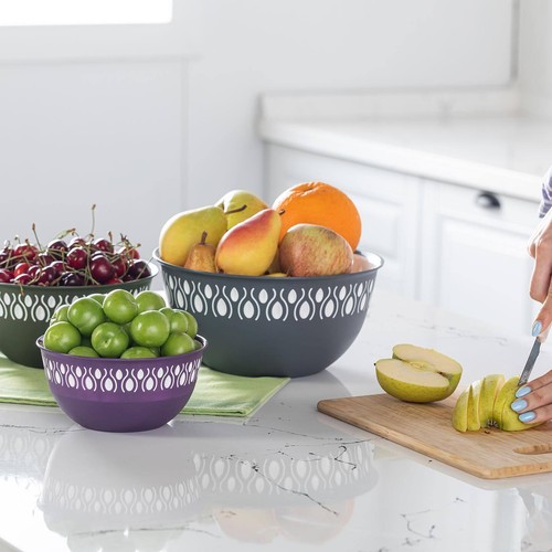 3 Litre Mixing Bowl for Serving, Baking and Cooking Dishwasher & Microwave Safe - Picture 24 of 33