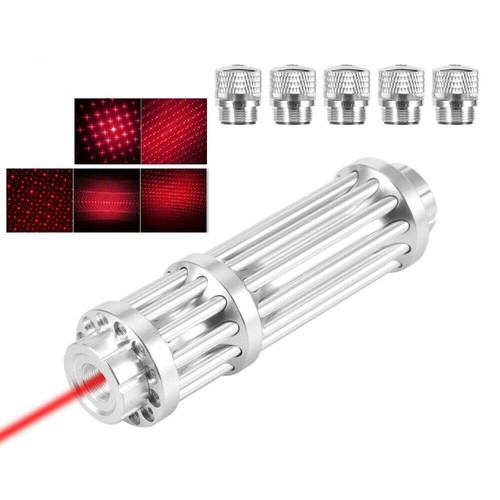 1mW High Power Red Laser Pointer Pen 650nm High Power Visible Beam Lazer&5 Caps - Picture 4 of 9
