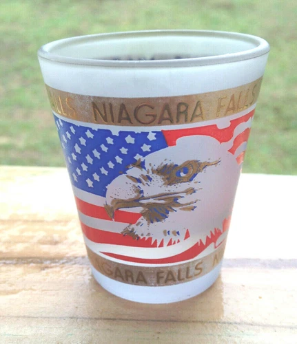 Niagara Falls Eagle Design Souvenir Shot Glass