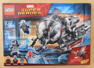 Lego Marvel Super Heroes Ant-Man Quantum Realm Explorer Set 76109 Sealed 200 Pcs