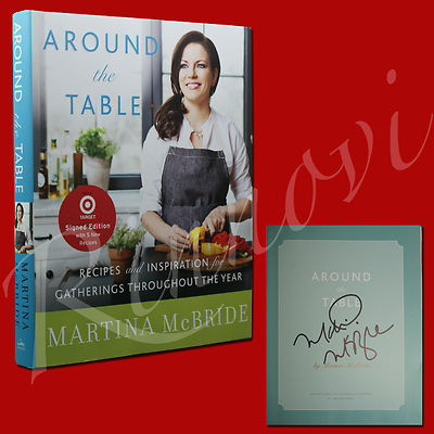 Around the Table SIGNED Martina Mcbride (2014,HC,1st/1st) BRAND NEW