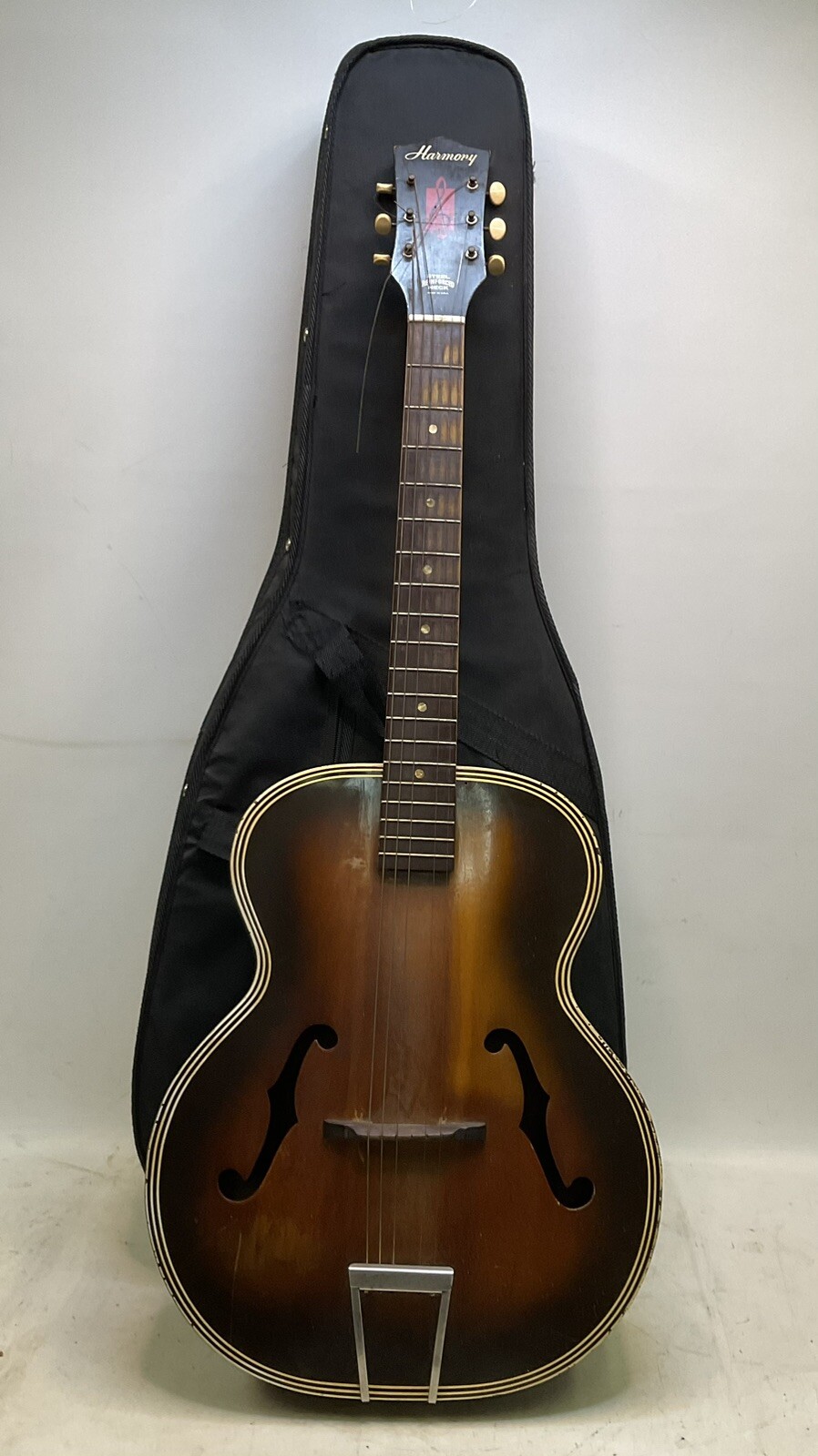 Vintage 1960’s Harmony Archtop Acoustic Guitar + Gig Bag eBay