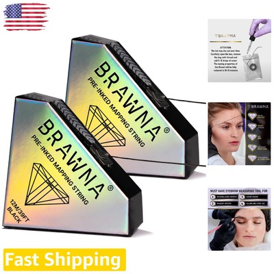 Eyebrow Mapping String - Premium PMU Thread - Microblading Supplies - Black