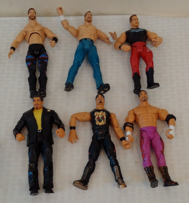 EDDIE GUERRERO CHRIS BENOIT WWE Jakks WWF Wrestling Figure Bulk