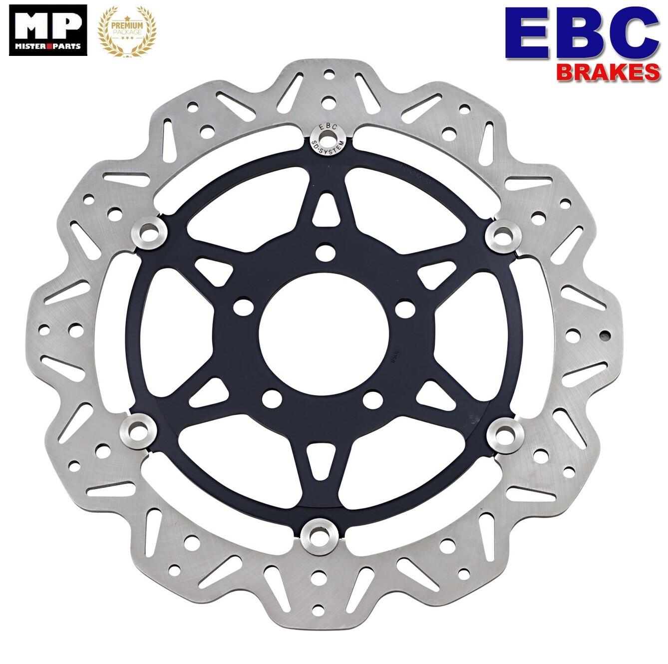 Disque de frein EBC avant Ø320 en acier inoxydable haute performance pour Suzuki GSX-R 600