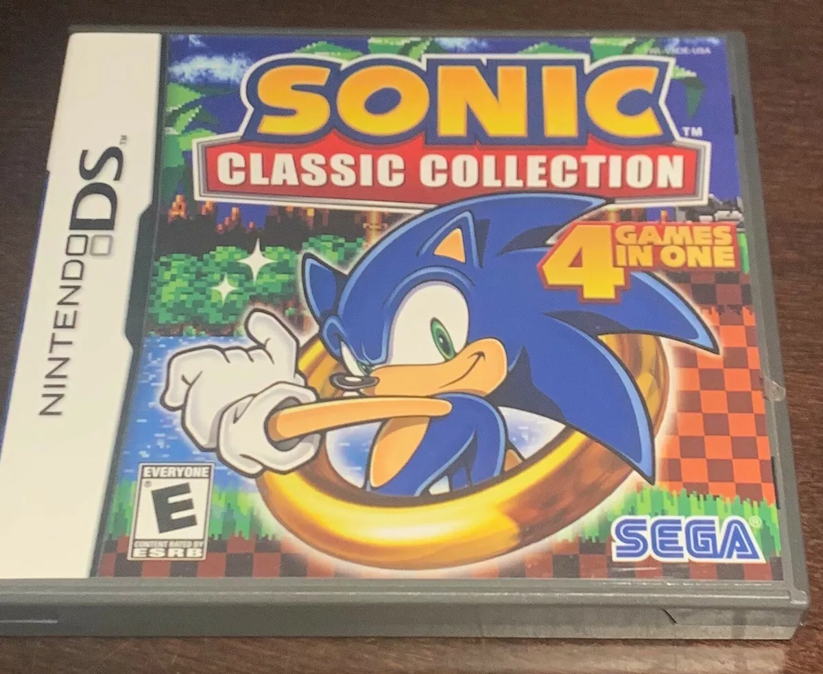 Sealed Nintendo DS Sonic Classic Collection 4 Games in 1 Sega Video Game