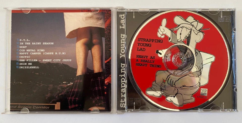 Strapping Young Lad - Heavy As A Really Heavy Thing CD 1995 Devin Townsend SYL - Image 3 of 3