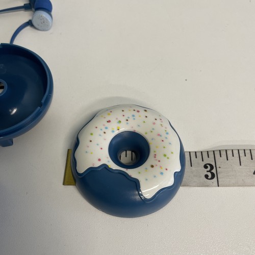 Donut kabelgebundene Kopfhörer blau mit Donut-förmigem Aufbewahrungsbehälter (offene Box/siehe Bild - Bild 10 von 21