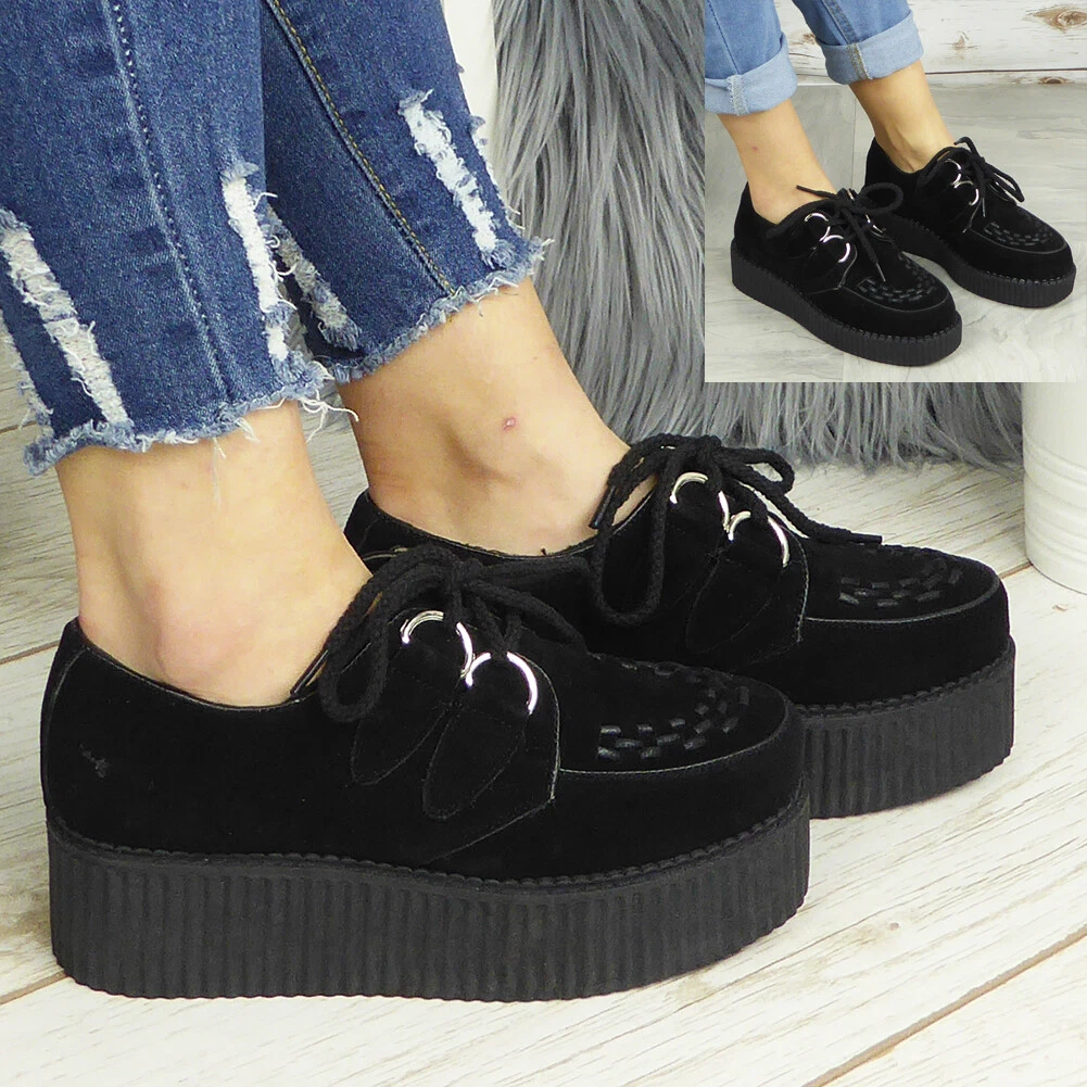 Womens creeper hotsell shoes