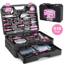 510 Piece Home Repair Tool Kit, General Home/Auto Repair Tool Set, Toolbox Stora