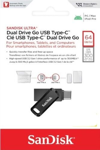 LOTE DE UNIDAD USB 3.1 SANDISK ULTRA OTG DUAL GO TIPO C 512 GB 256 GB 128 GB 64 GB 32 GB - Imagen 9 de 10