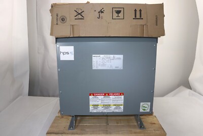 HAMMOND SG3D0075BD 3 PH 75KVA HPS SENTINEL TRANSFORMER, 3R 10KV, HV:240V LV:208V