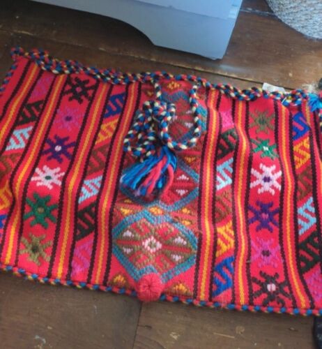 Ethnic Tribal Backpack Bag Beach Boho Quirky Festival Vintage Style 60s Aztec - Picture 12 of 14