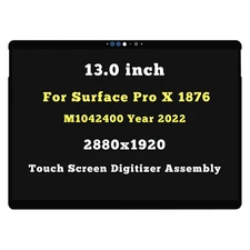 13" For Microsoft Surface Pro X 1876 LCD Touch Screen Digitizer Display Assembly