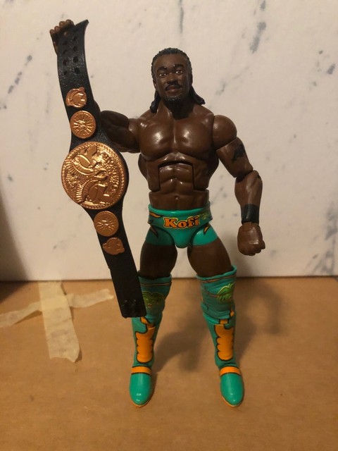 MATTEL WWE ELITE SERIES 17 KOFI KINGSTON WRESTLING ACTION FIGURE WWF NXT NEW DAY | eBay