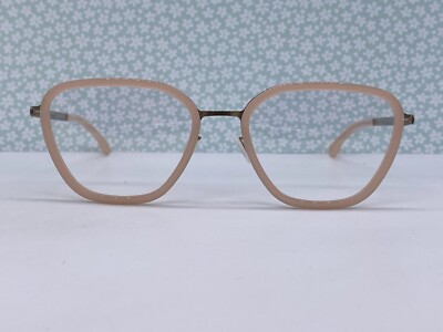 Ic! Berlin Eyeglasses Frames woman Round Oval Gold Pink Calima Shiny Bronze