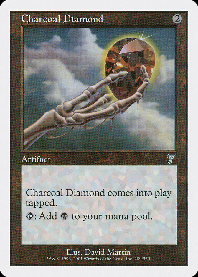 1x Charcoal Diamond - LP - 7th Edition - SPARROW MAGIC mtg