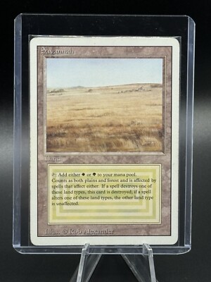 Savannah デゥアルランド MTG Magic The Gathering SAVANNAH Dual Land REVISED EDITION