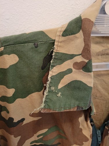 Vtg Camo Full Zip Hunt Coverall Mens Size XL, Collar Frayed, Unbranded-unlined - Picture 6 of 9