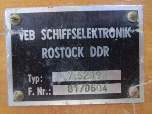 VEB Schiffselektronik Marine Trocken Kompass mit Box - Messing - Germany (1389) - Picture 2 of 11