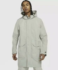 Nike Sportswear Premium Essentials Unlined Parka Jacket Stone Large CZ9886-230