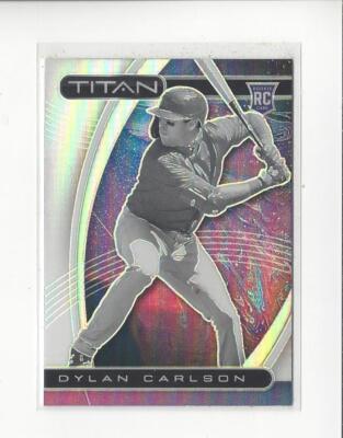 2021 Panini Titan Holo Prizm #5 Dylan Carlson RC Rookie Cardinals
