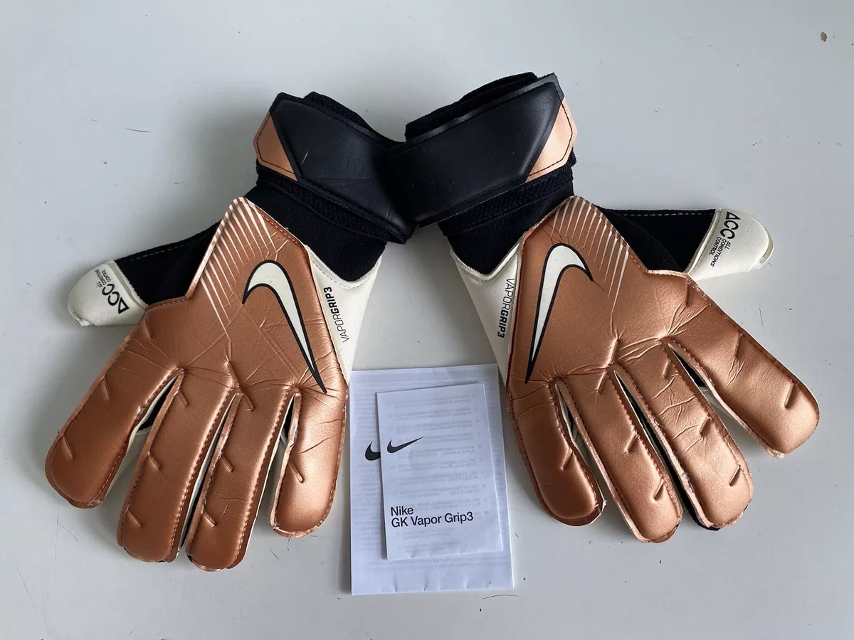 Nike Vapor Grip 3 Adult Goalkeeper Gloves Soccer ACC Copper DV3097
