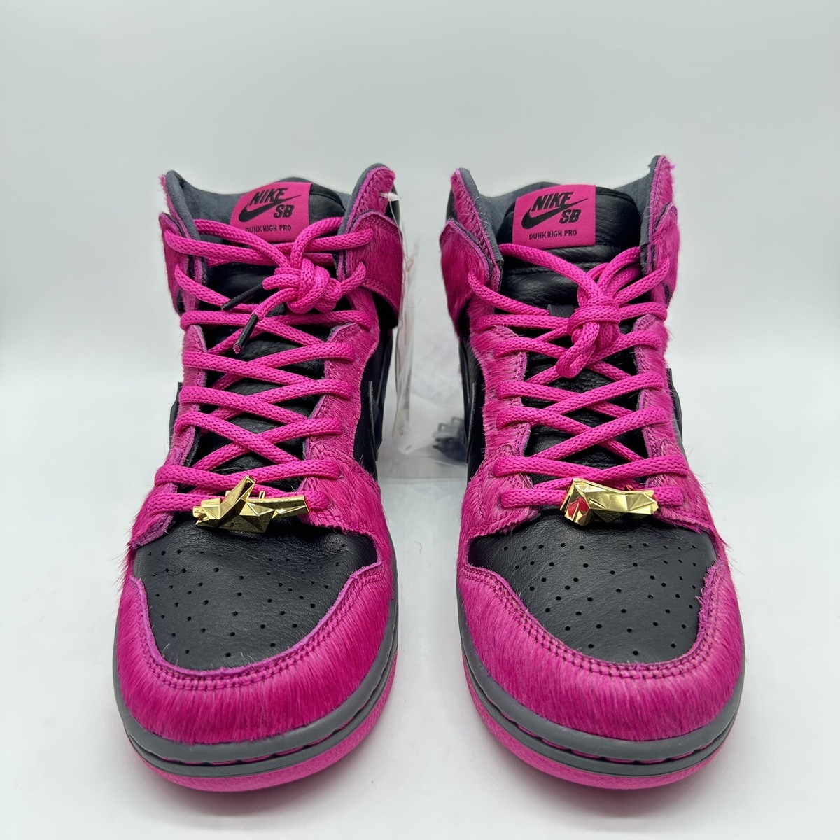 Nike SB Dunk High Run The Jewels Pink Black Sneakers DX4356-600