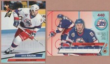 SERGEI BAUTIN ROOKIE - 1992 FLEER ULTRA # 440 - WINNIPEG JETS DEFENSE