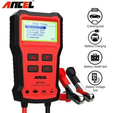 Automotiv 12V Car Battery Tester 220Ah Charging Analyzer 2000CCA Battery Test US
