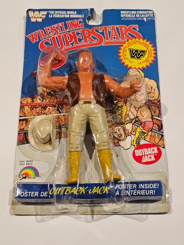 WWF Wrestling Vintage LJN 1987 Outback Jack - seal...