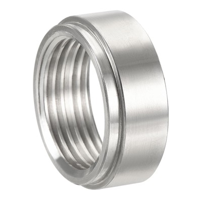 Schweißfitting Stöpsel 3/4NPT Buchse Aluminium Rohr Gewinde Anschluss Silberton