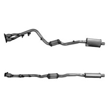 Catalytic Converter Type Approved + Fitting Kit For BMW 3 Series E93 320i Centre