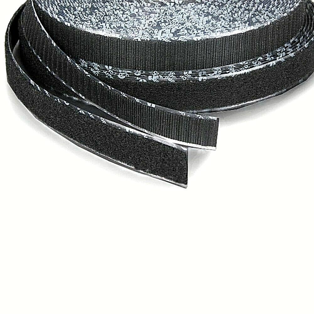 VELCRO® Brand Reusable ONE-WRAP® Tape Strap Dbl Sided 1.5 x12ft. (4yards)  Black 