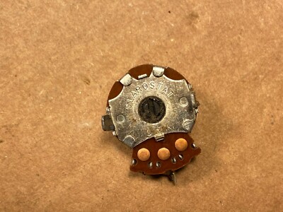Vintage 1959 Clarostat 10k ohm Bias/Hum Tube Amp Chassis Mount Potentiometer 
