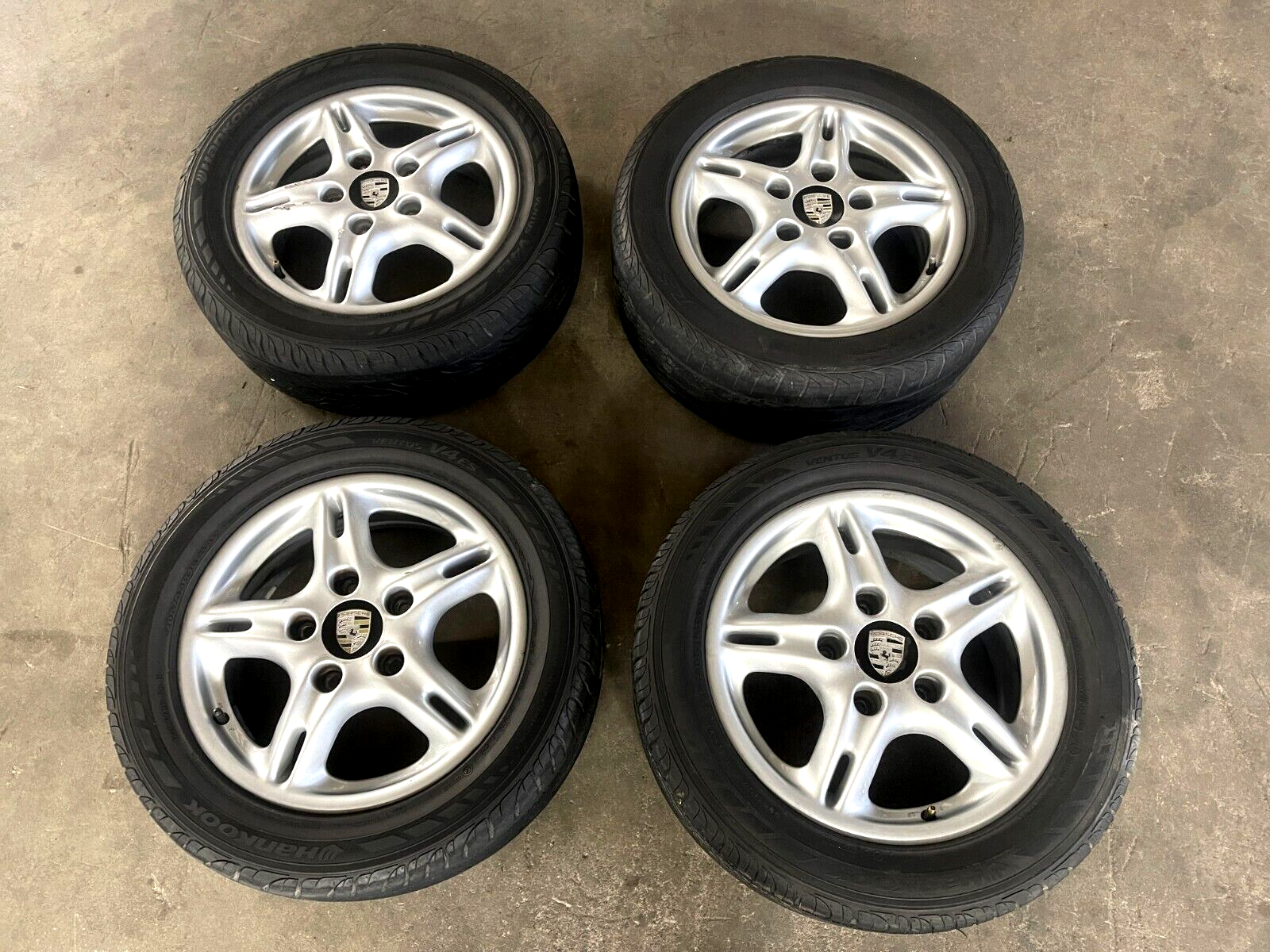1997-2004 PORSCHE BOXSTER 986 RIMS WHEELS WITH TIRES WHEEL SET OEM ...