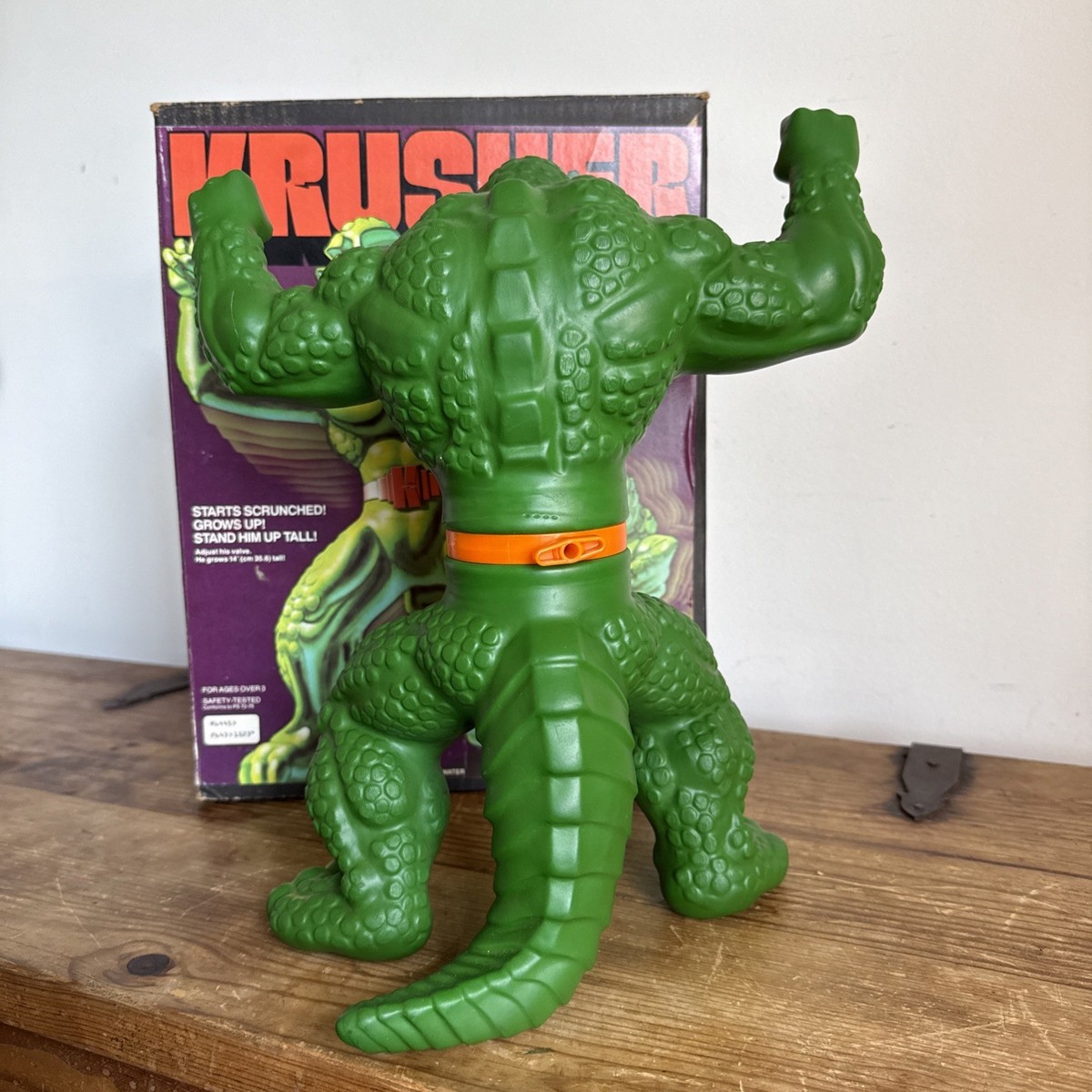 vintage USA TOY 1979 マテル クラッシャー　フィギュア Vintage 1979 Mattel Krusher Stretch Armstrong Green Monster Toy