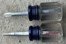 Craftsman 41784 2 Phil 14 Flat Stubby Screwdriver Set Made Usa