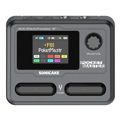 SONICAKE Pocket Master Multieffektpedal USB Bluetooth